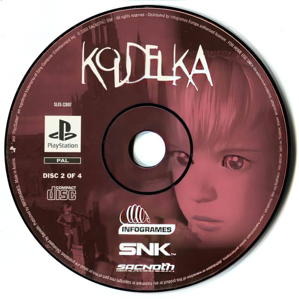 Лицензионный диск Koudelka для PlayStation